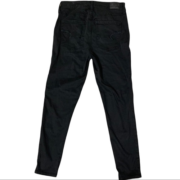 American Eagle Black Skinny Jeans Women's Jeans American Eagle Jeans 8R - Picture 4 of 7